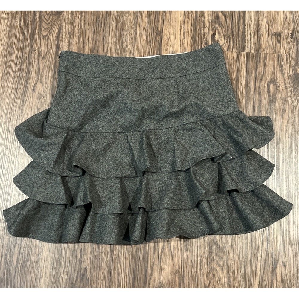Ralph Lauren rugby Exlusive Design Mini Skirt Wool Women's Sz 8
